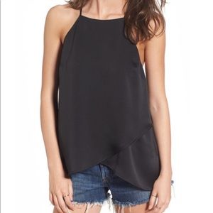 NWOT Lush black tulip tank